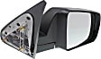 2016 Toyota Tundra SR - Driver and Passenger Side Mirror, Without Lane Change Assist and Cold Climate Specification, Manual Adjust, Non-Heated, Textured Black, Manual Folding, No Signal Light, No Blind Spot Feature, No Memory, No Puddle Light, No Auto-Dimmin