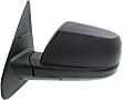 2015 Toyota Tundra TRD Pro - Driver and Passenger Side Mirror, Without Lane Change Assist, With Cold Climate Specification, Power Adjust, Heated, Textured Black, Manual Folding, No Signal Light, No Blind Spot Feature, No Memory, No Puddle Light, No Auto-Dimming