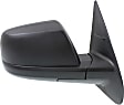 2015 Toyota Tundra TRD Pro - Driver and Passenger Side Mirror, Without Lane Change Assist, With Cold Climate Specification, Power Adjust, Heated, Textured Black, Manual Folding, No Signal Light, No Blind Spot Feature, No Memory, No Puddle Light, No Auto-Dimming