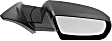 2015 Toyota Tundra TRD Pro - Driver and Passenger Side Mirror, Without Lane Change Assist, With Cold Climate Specification, Power Adjust, Heated, Textured Black, Manual Folding, No Signal Light, No Blind Spot Feature, No Memory, No Puddle Light, No Auto-Dimming