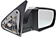 2015 Toyota Tundra - Driver and Passenger Side Mirror, For Models Without Lane Change Assist, Power Adjust, Heated, Chrome, Manual Folding, No Signal Light, No Blind Spot Feature, No Memory, No Puddle Light, No Auto-Dimming