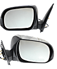 Driver and Passenger Side Mirrors, Power Adjust, Manual Folding, Non-Heated, Chrome, In-housing Signal Light, No Memory, No Puddle Light, No Auto-Dimming, No Blind Spot Feature