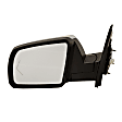 Driver and Passenger Side Mirror, Power Adjust, Heated, Power Folding, Chrome, In-glass Signal Light, No Memory, With Puddle Light, No Auto-Dim, No Blind Spot Feature