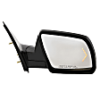 Driver and Passenger Side Mirror, Power Adjust, Heated, Power Folding, Chrome, In-glass Signal Light, No Memory, With Puddle Light, No Auto-Dim, No Blind Spot Feature