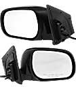 Driver and Passenger Side Mirror, Power Adjust, Heated, Manual Folding, Paintable, In-housing Signal Light, No Memory, No Puddle Light, No Auto-Dim, No Blind Spot Feature