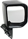 2008 Toyota FJ Cruiser - Driver and Passenger Side Mirror, Manual Adjust, Non-Heated, Paintable, Manual Folding, No Signal Light, No Blind Spot Feature, No Memory, No Puddle Light, No Auto-Dimming