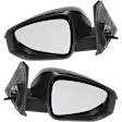 2017 Toyota 4Runner - Driver and Passenger Side Mirror, Power Adjust, Heated, Paintable, Manual Folding, In-housing Signal Light, No Blind Spot Feature, No Memory, With Puddle Light, No Auto-Dimming