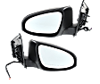 Driver and Passenger Side Mirrors, Power, Manual Folding, Heated, Paintable, No Signal Light, No Memory, No Puddle Light, No Auto-Dimming, No Blind Spot Feature