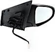 Driver and Passenger Side Mirrors, Power, Manual Folding, Heated, Paintable, No Signal Light, No Memory, No Puddle Light, No Auto-Dimming, No Blind Spot Feature