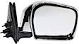 Driver and Passenger Side Mirrors, Manual Adjust, Manual Folding, Non-Heated, Chrome, No Signal Light, No Memory, No Puddle Light, No Auto-Dimming, No Blind Spot Feature