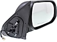Driver and Passenger Side Mirrors, Power Adjust, Manual Folding, Non-Heated, Textured Black, No Signal Light, No Memory, No Puddle Light, No Auto-Dimming, No Blind Spot Feature