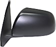 Driver and Passenger Side Mirrors, Manual Adjust, Manual Folding, Non-Heated, Textured Black, No Signal Light, No Memory, No Puddle Light, No Auto-Dimming