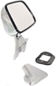 1987-1988 Toyota Pickup - Driver and Passenger Side Mirrors, Manual Adjust, Manual Folding, Non-Heated, Chrome, No Signal Light, No Memory, No Puddle Light, No Auto-Dimming, No Blind Spot Feature