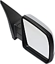 Driver and Passenger Side Mirror, Power Adjust, Non-Heated, Manual Folding, Chrome, No Signal Light, No Memory, No Puddle Light, No Auto-Dim, No Blind Spot Feature