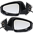 Driver and Passenger Side Mirrors, Power Adjust, Manual Folding, Heated, Paintable, In-housing Signal Light, No Memory, No Puddle Light, No Auto-Dimming, No Blind Spot Feature