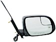 2015-2020 Toyota Sienna - Driver and Passenger Side Mirror, Power Adjust, Heated, Manual Folding, Paintable, No Signal Light, Without Memory Recall, No Puddle Light, No Auto-Dimming, With Blind Spot Glass