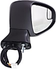 Driver and Passenger Side Mirrors, Power Adjust, Manual Folding, Heated, Paintable, In-housing Signal Light, No Memory, With Puddle Light, No Auto-Dimming, With Blind Spot Glass