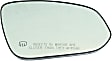 Driver and Passenger Side Mirror Glass, Heated, No Blind Spot Feature, Backing Plate Included
