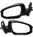 2013 Toyota RAV4 - Driver and Passenger Side Mirror, North America Built Vehicle, Power Adjust, Heated, Paintable, Power Folding, In-housing Signal Light, With Blind Spot Detection in Glass, No Memory, No Puddle Light, No Auto-Dimming