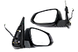 2017 Toyota Tacoma TRD Off-Road - Driver and Passenger Side Mirror, Power Adjust, Heated, Paintable, Power Folding, In-housing Signal Light, With Blind Spot Detection in Glass, Without Memory Recall, No Puddle Light, No Auto-Dimming