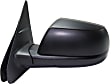 2014-2021 Toyota Tundra - Driver and Passenger Side Mirror, Power Adjust, Heated, Manual Folding, Textured Black, No Signal Light, No Memory, No Puddle Light, No Auto-Dimming, With Blind Spot Detection in Glass