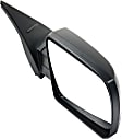 2014-2021 Toyota Tundra - Driver and Passenger Side Mirror, Power Adjust, Heated, Manual Folding, Textured Black, No Signal Light, No Memory, No Puddle Light, No Auto-Dimming, With Blind Spot Detection in Glass