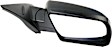 2014-2021 Toyota Tundra - Driver and Passenger Side Mirror, Power Adjust, Heated, Manual Folding, Textured Black, No Signal Light, No Memory, No Puddle Light, No Auto-Dimming, With Blind Spot Detection in Glass