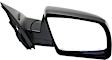 2014-2021 Toyota Tundra - Driver and Passenger Side Mirror, Power Adjust, Heated, Manual Folding, Textured Black, No Signal Light, No Memory, No Puddle Light, No Auto-Dimming, With Blind Spot Detection in Glass