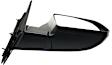 2014-2021 Toyota Tundra - Driver and Passenger Side Mirror, Power Adjust, Heated, Manual Folding, Textured Black, No Signal Light, No Memory, No Puddle Light, No Auto-Dimming, With Blind Spot Detection in Glass