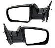 2016 Toyota Tundra 1794 Edition - Driver and Passenger Side Mirror, For Models With Lane Change Assist, Power Adjust, Heated, Chrome, Manual Folding, No Signal Light, With Blind Spot Detection in Glass, No Memory, No Puddle Light, No Auto-Dimming