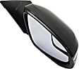Driver and Passenger Side Mirror, Power Adjust, Heated, Manual Folding, Paintable, In-housing Signal Light, No Memory, No Puddle Light, No Auto-Dim, With Blind Spot Glass