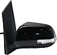 2014 Toyota Sienna Base - Driver and Passenger Side Mirror, Power Adjust, Heated, Paintable, Power Folding, In-housing Signal Light, With Blind Spot Detection in Glass, With Memory, No Puddle Light, No Auto-Dimming