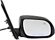 Driver and Passenger Side Mirror, Power Adjust, Heated, Manual Folding, Paintable, No Signal Light, Without Memory, With Puddle Light, No Auto-Dimming, No Blind Spot Feature