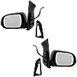 Driver and Passenger Side Mirror, Power Adjust, Heated, Manual Folding, Paintable, In-housing Signal Light, With Memory, With Puddle Light, No Auto-Dim, With Blind Spot Detection in Glass