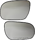 Driver and Passenger Side Mirror Glass, Non-Heated, Non-Towing, With backing plate, Includes (2) Mirror Glasses