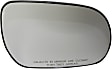 Driver and Passenger Side Mirror Glass, Non-Heated, Non-Towing, With backing plate, Includes (2) Mirror Glasses