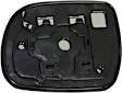 Driver and Passenger Side Mirror Glass, Non-Heated, Non-Towing, With backing plate, Includes (2) Mirror Glasses
