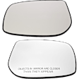 Driver and Passenger Side Mirror Glass, Non-Heated, No Blind Spot Feature