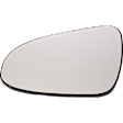 Driver and Passenger Side Mirror Glass, Non-Heated, No Blind Spot Feature, Backing Plate Included