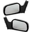 Driver and Passenger Side Mirror, Power Adjust, Non-Heated, Non-Folding, Paintable, No Signal Light, No Memory, No Puddle Light, No Auto-Dim, No Blind Spot Feature