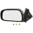 Driver and Passenger Side Mirror, Power Adjust, Non-Heated, Non-Folding, Paintable, No Signal Light, No Memory, No Puddle Light, No Auto-Dim, No Blind Spot Feature