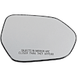 Driver and Passenger Side Mirror Glass, Non-Heated, No Blind Spot Feature, Includes (2) Mirror Glasses