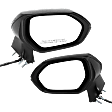 Driver and Passenger Side Mirror, Power Adjust, Non-Heated, Manual Folding, Paintable, No Signal Light, No Memory, No Puddle Light, No Auto-Dim, No Blind Spot Feature