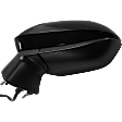 Driver and Passenger Side Mirror, Power Adjust, Non-Heated, Manual Folding, Paintable, No Signal Light, No Memory, No Puddle Light, No Auto-Dim, No Blind Spot Feature