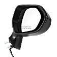 Driver and Passenger Side Mirror, Power Adjust, Non-Heated, Manual Folding, Paintable, No Signal Light, No Memory, No Puddle Light, No Auto-Dim, No Blind Spot Feature