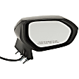 2024 Toyota Corolla Hybrid XSE - Driver and Passenger Side Mirror, Power Adjust, Heated, Paintable, Manual Folding, In-housing Signal Light, No Blind Spot Feature, No Memory, No Puddle Light, No Auto-Dimming, Hatchback