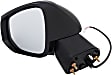 Driver and Passenger Side Mirror, Power Adjust, Non-Heated, Manual Folding, Textured Black, No Signal Light, No Memory, No Puddle Light, No Auto-Dim, No Blind Spot Feature
