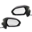 2018-2024 Toyota Camry - Driver and Passenger Side Mirrors, Power, Manual Folding, Non-Heated, Paintable, No Signal Light, No Memory, No Puddle Light, No Auto-Dimming, No Blind Spot Feature