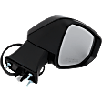 Driver and Passenger Side Mirror, Power Adjust, Heated, Power Folding, Paintable, In-housing Signal Light, No Memory, With Puddle Light, No Auto-Dim, With Blind Spot Detection in Glass