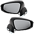 Driver and Passenger Side Mirrors, Power Adjust, Power Folding, Heated, Paintable, In-housing Signal Light, With memory, With Puddle Light, No Auto-Dimming, With Blind Spot Detection in Glass